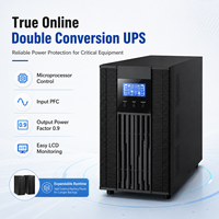 Alimentation sans interruption (ASI) monophasée haute fréquence 220 V CA 1 kVA 2 kVA 3 kVA pour réseaux informatiques et alimentation de secours des guichets automatiques