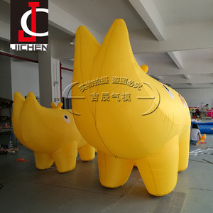 Modèle de hippopotame gonflable Jichen, grande taille, décoration d'événements en plein air, jouet - Product Image 4