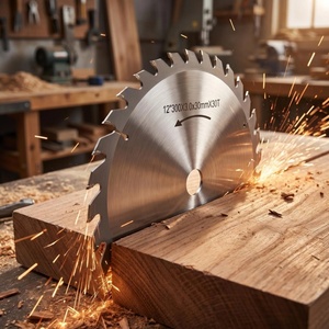 Lame de scie TCT en alliage durable de 10, 12 et 14 pouces, coupe sans effort du bois dur, du bois, du métal et des matériaux composites - Product Image 1