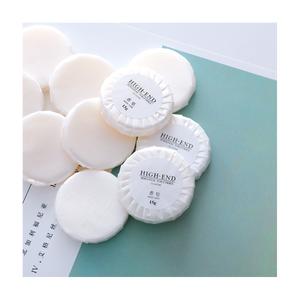 Savon rond jetable transparent de qualité supérieure, <span class=keywords><strong>prix</strong></span> abordable, écologique, pour hôtel/voyage, 20 grammes, savon de bain de luxe pour hôtel - Product Image 1