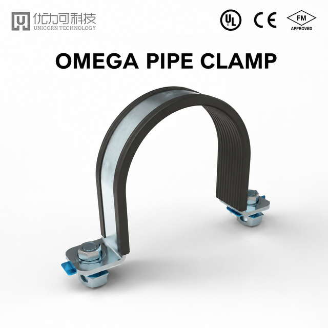 Sprinkler Pipe Clamp Fire Protection Pipe Support Clamp Multi Size Industrial Pipe Fixing