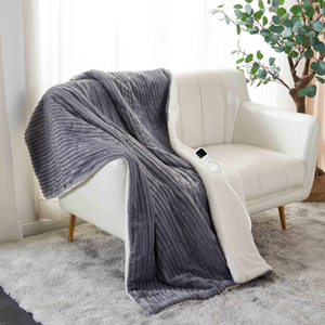 Couverture électrique en polaire douce Offre Spéciale King Size PTC US UK Chauffage électrique Protection contre la surchauffe pour le corps du canapé à usage domestique - Product Image 6