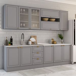 מותאם אישית שייקר אמריקאי סגנון שיקר עיצוב בסגנון מודרני איכות גבוהה עיצוב ארונות מלמין - Product Image 3