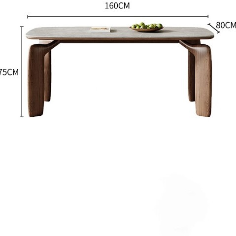 1.6-meter elephant leg dining table