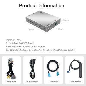 CARABC 2023 sans fil Carplay Android Auto interface pour Land Rover Jaguar <span class=keywords><strong>Bosch</strong></span> Harman Carplay kit lecteur Android - Product Image 6