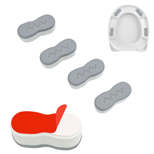 Kits de pare-chocs <span class=keywords><strong>pour</strong></span> sièges de toilettes et bidets en ABS/TPE, version améliorée, fournis directement par le fabricant d'origine - Product Image 1