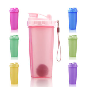 Toptan sıcak satış Bpa içermeyen içecek plastik spor salonu özel Logo Protein şeffaf sallamak plastik su şişeleri ile özel Logo - Product Image 1