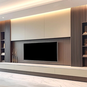 Bộ kệ treo tường, tủ để tivi, thiết kế hiện đại sang trọng, chất liệu gỗ MDF Melamine. - Product Image 1