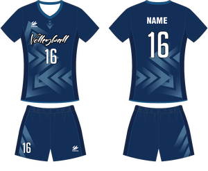 Custom Logo Design Sportkleding Kleur Unisex Shorts Mouw Kits Sublimatie Geprinte Volleybal Shirts Man Uniformen Set Jersey - Product Image 3