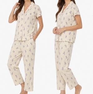 Ensemble de vêtements de nuit décontractés et confortables pour femmes, ensemble de pyjamas à manches courtes, nuisette pour femmes, pyjama <span class=keywords><strong>sexy</strong></span> pour femmes, pijama - Product Image 4