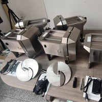 Fabrieksgroothandel Elektrische Bananenchips Snijmachine Plantain Snijder Fruit Groente Gereedschap Verstelbare Dikte 0-9mm