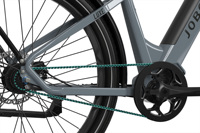 Vélo électrique urbain multifonctionnel intelligent avec moteur central, frein hydraulique à courroie en carbone, éclairage à détection automatique et transmission interne à 8 vitesses