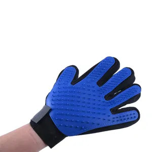 New Design Luxury Pet Products Limited Time Promotion Pet Hair Removal Gloves Cat And Dog Massage Bath