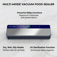 65kPa 120W 30cm 4L/min 4L Tank coupe-sac tuyau externe sec humide menage machine sous vide soudeuse emballage alimentaire