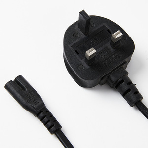 <span class=keywords><strong>Cable</strong></span> de Alimentación con Enchufe Británico a C7 (Figura 8), BS 1363, <span class=keywords><strong>Cable</strong></span> de CA de Cobre Negro, 13A 250V - Product Image 6