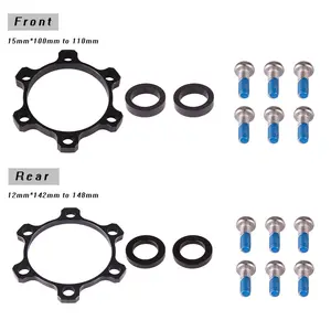 ZTTO BOOST Nabenfork 100 U/min 110 * 15 HECK 142 VERSCHANG 148 * 12 MM WÄHRUNG WASHER Nabenfork Adapter