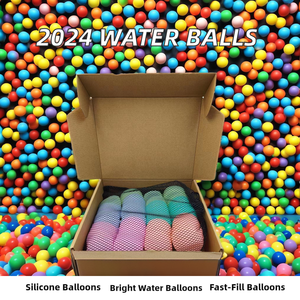 ลูกโป่งน้ำซิลิโคนนุ่มสำหรับเล่นกลางแจ้ง ฤดูร้อน 2024 เติมน้ำง่าย รวดเร็ว ปิดผนึกเอง เติมซ้ำได้ ขนาด 7 ซม. ใช้ซ้ำได้ - Product Image 6