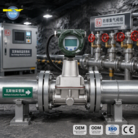 Alat Ukur Aliran Vortex Anti Debu dengan Komunikasi RS485 untuk Pengumpulan Data Aliran Gas Tambang