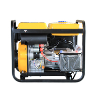 Groupe électrogène diesel à cadre ouvert Newland 7KVA 7000 Watts, double tension 110v/220v, fréquence 50Hz, tension nominale 12v