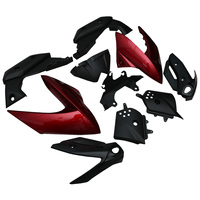 Carénage en plastique ABS peint en rouge TCMT, kit de carénage pour Yamaha XJ6 2009-2012 2011 2010, moto personnalisée XF-4117-03