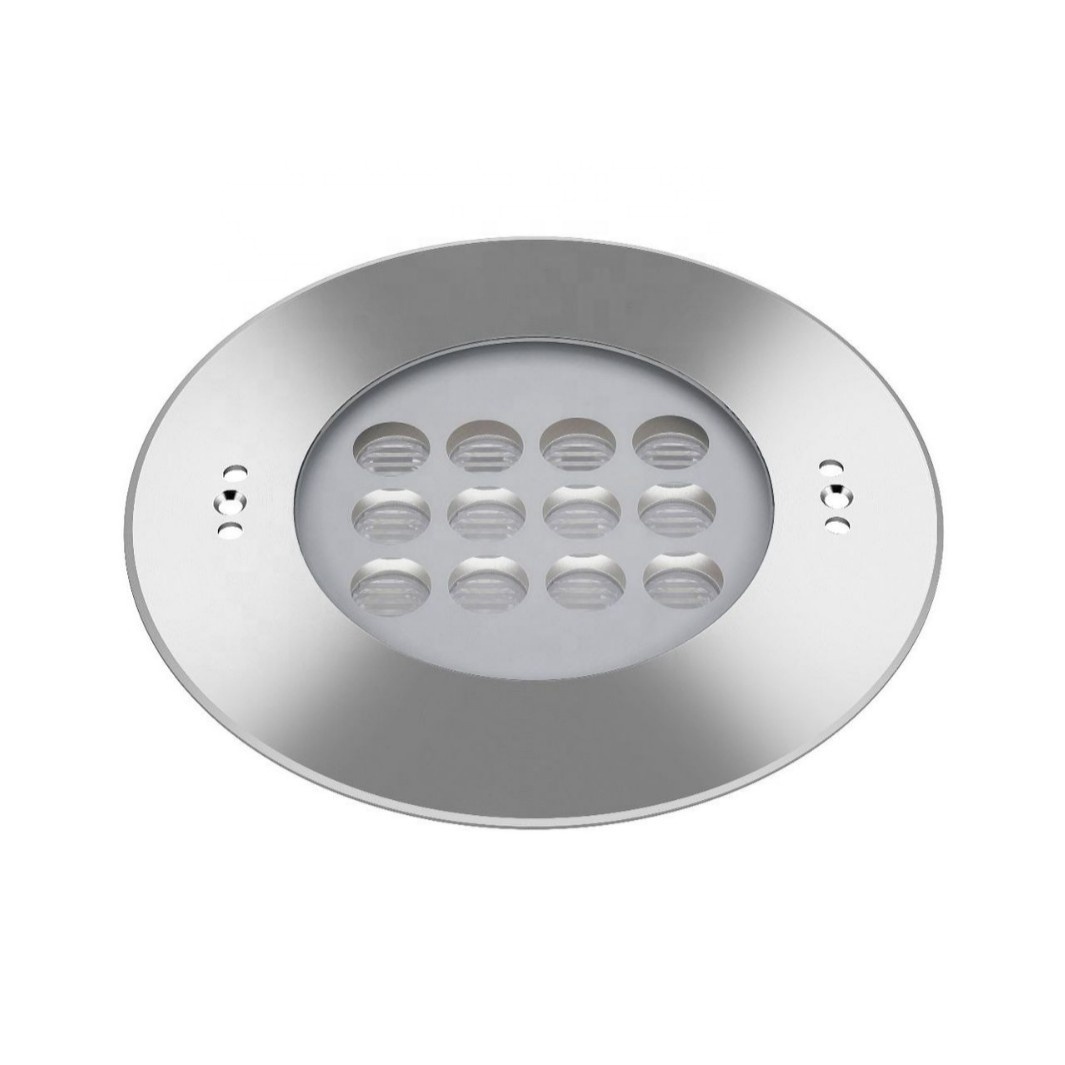 Swimming Pool Embedded Underwater Lamp 316 Stainless Steel Anti-Corrosion Waterproof IP68 Low Pressure LED Wholesale