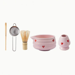 Kit d'outils à <span class=keywords><strong>matcha</strong></span> personnalisé : <span class=keywords><strong>Fouet</strong></span>, support et bol avec bec verseur <span class=keywords><strong>en</strong></span> céramique émaillée au four pour thé au lait et <span class=keywords><strong>matcha</strong></span> - Product Image 2