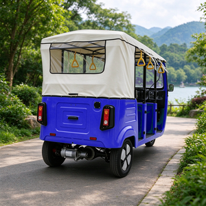 Triciclo Elettrico a Batteria Direttamente dalla Fabbrica, 4 Passeggeri, 72V180AH, Vendita all'Ingrosso, Certificato EEC COC CE, Autonomia 160-170km per il Sud-Est Asiatico - Product Image 5