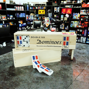 ชุดเกมโดมิโนหกคู่กล่องไม้คาอิลก่อนโต๊ะเกมมืออาชีพ D055จีน - Product Image 3