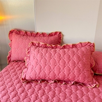 Parure de lit moderne en dentelle brodée florale pour hôtel et maison, jupe de lit, housse de couette et taies d'oreiller, 100% polyester 300 fils, entretien facile, directement de l'usine