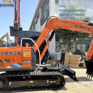 Excavadora de cadenas Hitachi ZX70 usada, excavadoras Hitachi ZX55U ZX60U ZX40U ZX60 de segunda mano, miniexcavadoras Hitachi en oferta. - Product Image 3