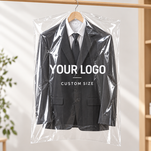Fundas Transparentes Impermeables y Antipolvo para Ropa de Uso Doméstico, para Abrigos, Trajes, Almacenamiento de Ropa, Perchas Antipolvo - Fábrica - Product Image 4