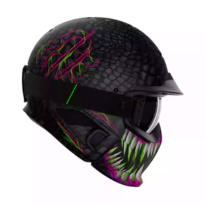 Casque de ski, casque intégral, équipement de ski professionnel pour hommes et femmes, équipement de snowboard, équipement de protection incluant des lunettes - Product Image 1