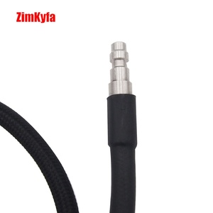 Tuyau d'air flexible HPA SLP avec raccord rapide à baïonnette, 40 pouces, noir, métal/PVC, avec connexions standard US - Product Image 4