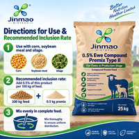 Minéraux et oligo-éléments en poudre de qualité alimentaire pour brebis et chèvres, additifs nutritionnels pour l'alimentation animale à 0,5%