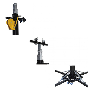 Ağır 6M 7M vinç 290KG yük kapasitesi LED ekran sahne ışık hattı dizi çelik krank standı kaldırma destek kulesi kare krank - Product Image 6