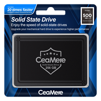 CeaMere SSD Interno Portatile da 1TB, Disco Rigido Interno da 120GB per PC SATA III 3D, Opzioni da 480GB, 960GB, 2TB, 4TB, 512GB