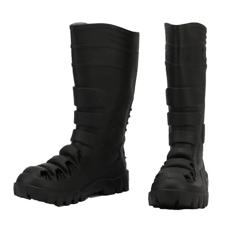 China heavy duty not easy to break and easily dried working rubber safety PVC gumboots