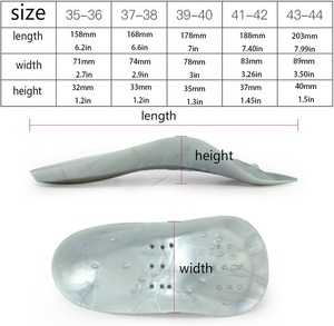 Plantillas Ortopédicas <span class=keywords><strong>para</strong></span> Pies Planos, Transpirables, con Soporte de Arco, <span class=keywords><strong>Corrector</strong></span> de <span class=keywords><strong>Piernas</strong></span> en X/O, Varus y Valgo - Product Image 2