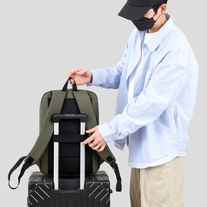 Pour OMASKA Logo personnalisé sac à dos pour <span class=keywords><strong>ordinateur</strong></span> portable pour femmes grande capacité en Nylon étanche sac d'<span class=keywords><strong>ordinateur</strong></span> fermeture à glissière sac d'école pour - Product Image 6