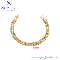 X000885257 Bracelet en cuivre de la marque XUPING, bijoux en gros de Chine, bracelet jonc de mode en or 14 carats pour femmes