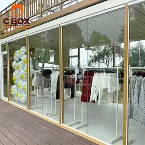 Cbox Bureaux préfabriqués personnalisés, unités modulaires d'hébergement à 2 étages, bar, café avec balcon sur le toit, maison conteneur en kit - Product Image 6