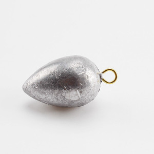 Plomada de pesca Aohu Teardrop de 80g con anilla para pesca de carpas - Product Image 2