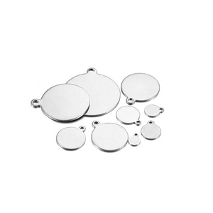 Placa de Identificación Redonda de Acero Inoxidable 304 para Perros, Accesorios Clásicos para Mascotas, Origen Yiwu - Product Image 1