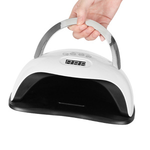 168W High Power UV LED Nail Lamp for Professional Gel Curing with Multi Time Settings and <strong>Handy</strong> Phone <strong>Holder</strong> - Product Image 2