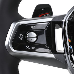 FR Nieuw Binnen Originele Platte Bodem Volledig Lederen Stuur Voor <span class=keywords><strong>Bmw</strong></span> I7 <span class=keywords><strong>I5</strong></span> Ix 1X2 U11 U12 5 Serie G60 G61 G68 <span class=keywords><strong>2022</strong></span> 2023 2024 - Product Image 4