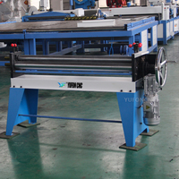 Máquina Eléctrica Asimétrica de Tres Rodillos para Doblar Chapas Metálicas, Máquina de Laminación de Acero Accionada por Motor, Rodillo de Doblado 2*1300