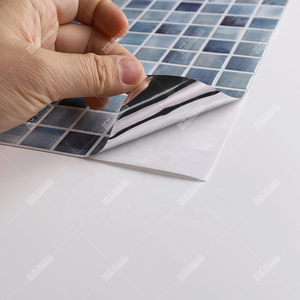 Azulejo de vinilo autoadhesivo, impermeable, Cuadrado, para sala de estar, baño, cocina, contra salpicaduras, PVC, barato, 1mm - Product Image 3