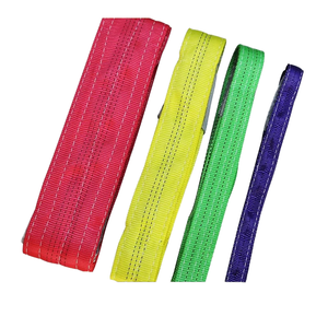 도매 폴리에스터 1-12t 웨빙 슬링 전문 플랫 웨빙 리프팅 슬링 - Product Image 6