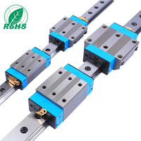 Glissières linéaires de haute précision de marque HIWIN, blocs de glissement compatibles avec les moteurs, en aluminium et acier inoxydable, pour systèmes automatiques