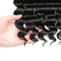 Venta al por mayor de fábrica: Cabello humano virgen 100% sin procesar para crochet, onda profunda suelta, estilo bohemio, para trenzar.